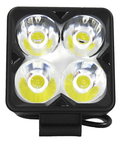 Neblinero Led Foco 10-30v Auto Camión Cuadrado 60w Unidad