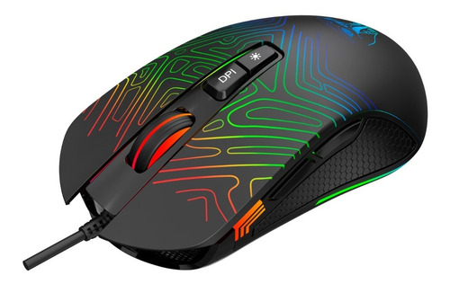 Imagen 4 de 10 de Mouse Gamer Constrictor Rgb 7 Botones 6400 Dpi