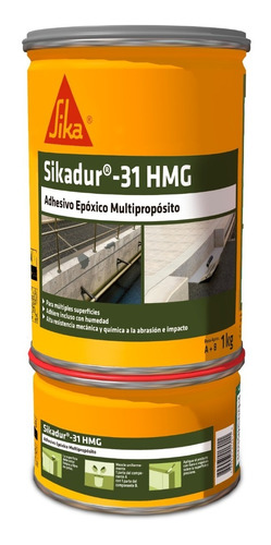 Sikadur 31 Adhesivo Sika 1kg Epoxi Mortero Bicomponente