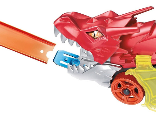 Imagem 7 de 10 de Hot Wheels City Reboque De Dragão Com Carrinho Gtk42 Mattel