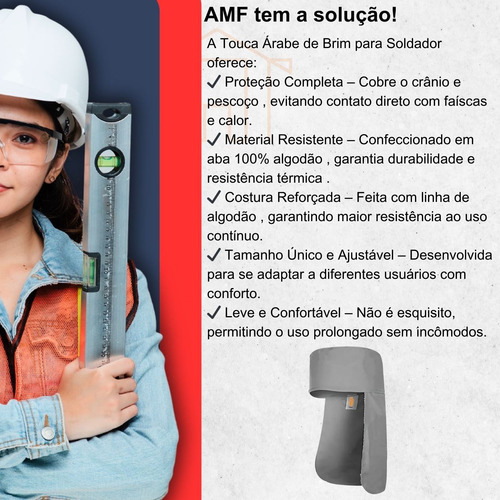 10 Un. Boné Árabe Brim Proteção Sol Diversas Cores - Nf