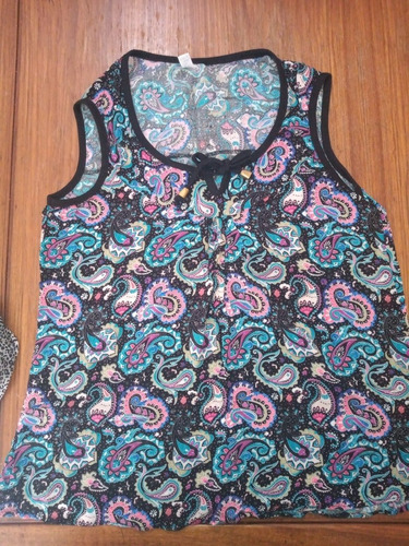 Musculosa Floreada De Verano Talle 4