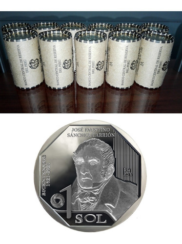 Cono 20 Monedas Manuel Lorenzo De Vidaurre Bicentenario