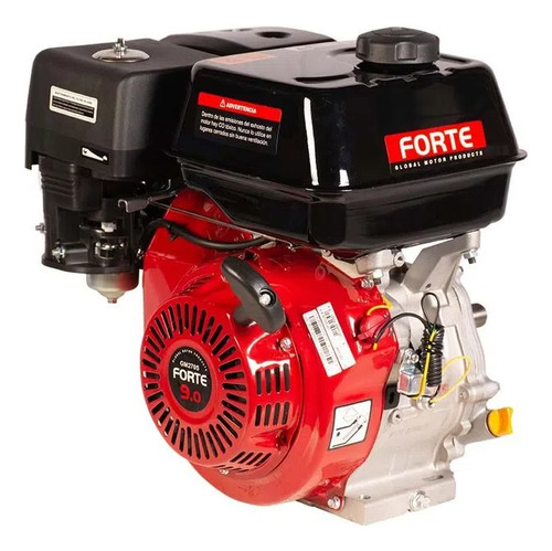 Motor Forte 9 Hp Gasolina Gm270s Eje De Cuña 1800 Rpm