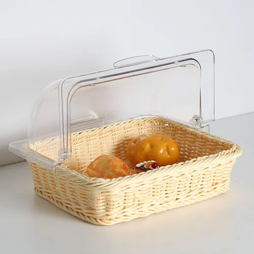 Tapa De Exhibición De Alimentos Tapa De 34cmx27cmx15cm