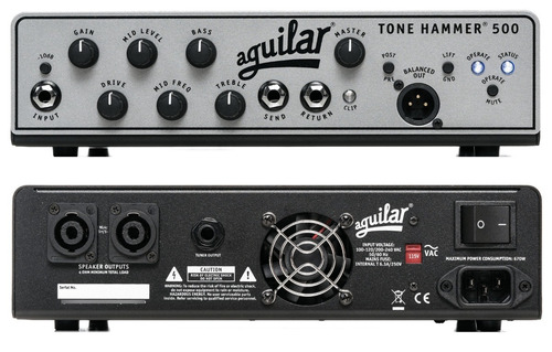Amplificador De Bajoaguilar Tone Hammer 500 Cabezal Voltaje 220v Color Gris