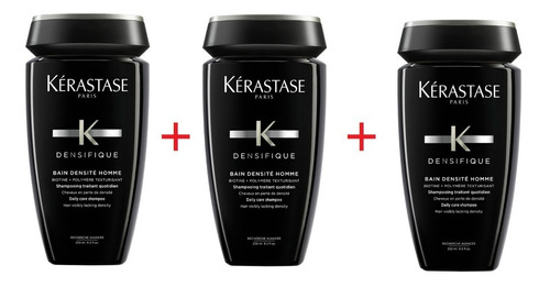 Envio Kit Shampoo Kerastase Densifique Homme 3 Un X 250 Ml.