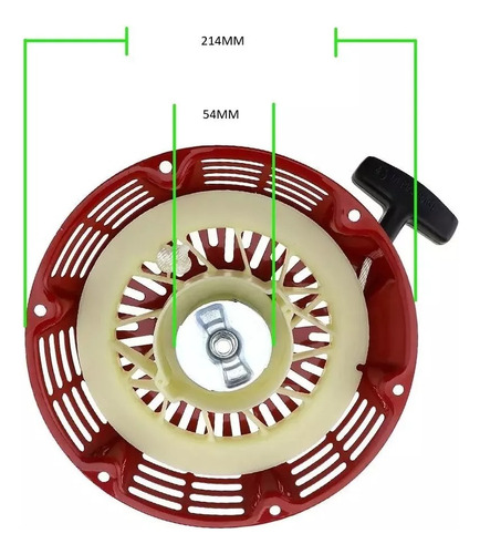 Tapa De Arranque Partida Gx390 Gx340 Gx420 188f 11hp 13hp