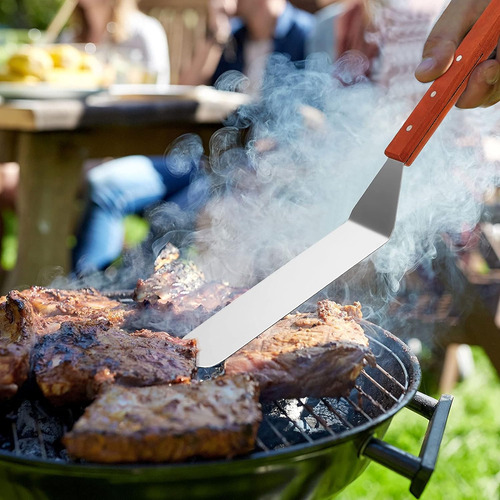 2 Espátulas De Parrilla Extralargas Para Barbacoa Y Parrilla
