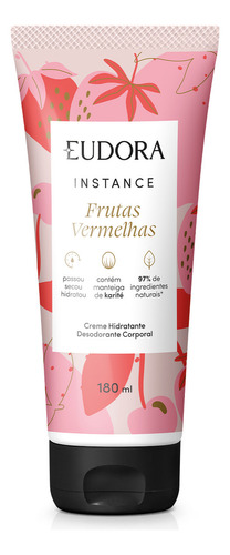  Creme Hidratante Desodorante Instance Frutas Vermelhas