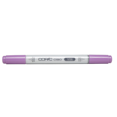 Copic Markers V06 Ciao With Replaceable Nib, Lavender