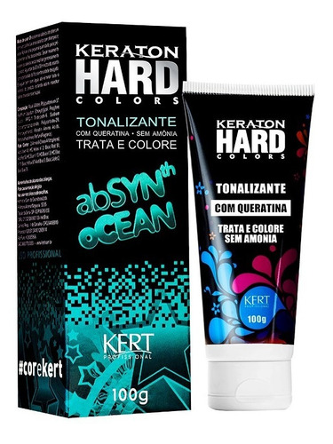 Kit 2 Coloração Keraton Hard Colors Absynth Ocean