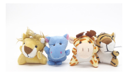 Lembrancinha Personalizada Safari Rosa Pelúcia 6cm 10 Kits