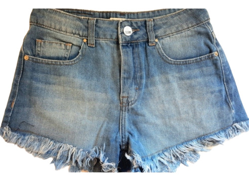 Short De Jean Flecos Mujer Scombro Primavera/verano