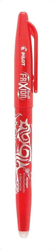 Bolígrafo borrable rojo Pilot Frixion Ball de 0,7 mm que borra la tinta, color rojo exterior rojo