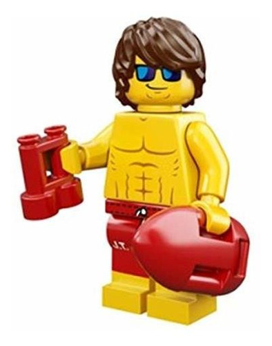 Minifigura Coleccionable Lego Serie 12 71007 - Lifeguard Guy