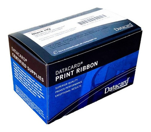 Ribbon Datacard Preto (k) P/ Cd800 533000-053 (1500 Impr)