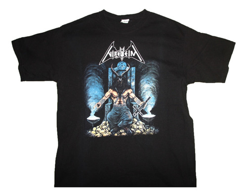 Gusanobass Playera Usada Metal Nifelheim Black Metal