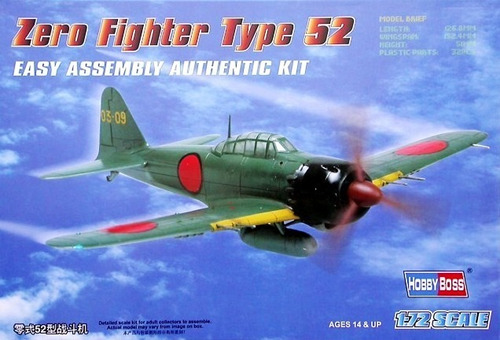 Zero Fighter Type 52 Escala 1/72 Hobbyboss 80241