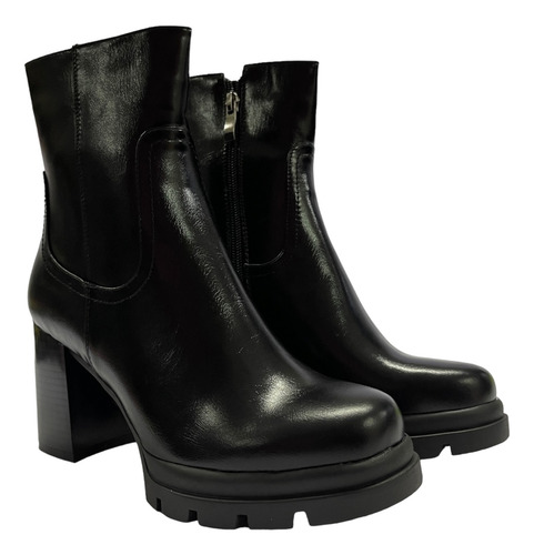 Botin Mujer Negro Bilbao Detogni