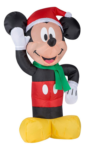20  Airdorable Navidad Airblown Inflable Mickey Mouse En