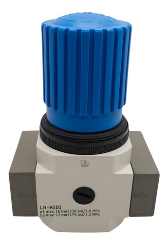 Regulador Pressão 1/2 Ar Comp. 0 À 16 Bar / 0 À 240 Psi -2pç
