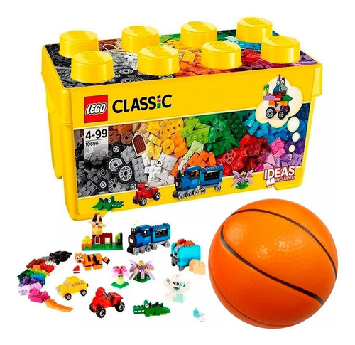 Lego Balde Grande Ladrillos 10698 Encastre + Regalo - El Rey