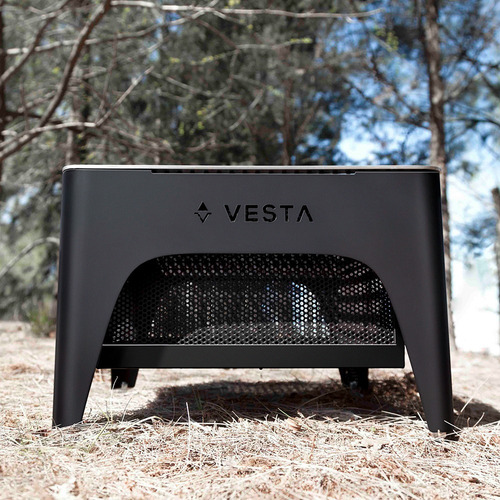 Fogonero Brasero Asador Parrilla Leñero Vesta Portatil
