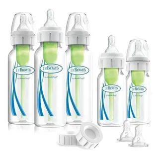 Paq Biberones Dr Browns Options Estandar 5 Piezas Color Transparente