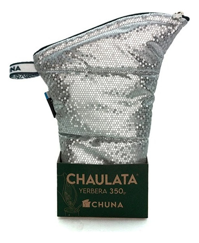 Yerbera Chaulata Chuna Matelasse Plata Disco 350g