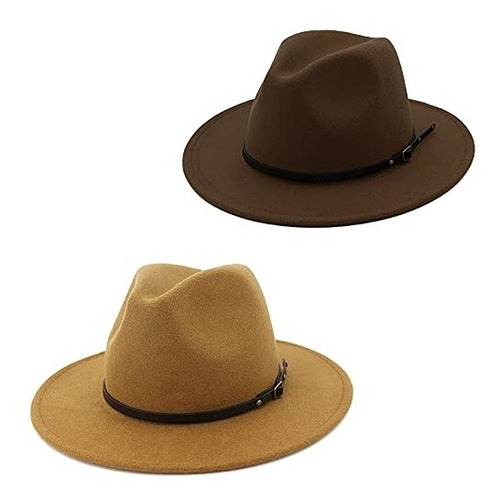 Gorros Sombreros Y Boinas Clásicos Lana Marrón Talla Única