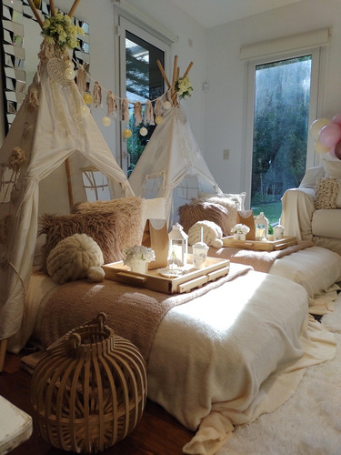 Imagen 5 de 5 de Alquiler De Carpa Tipi - Pijamada- Spa De Nenas- Cumpleaños