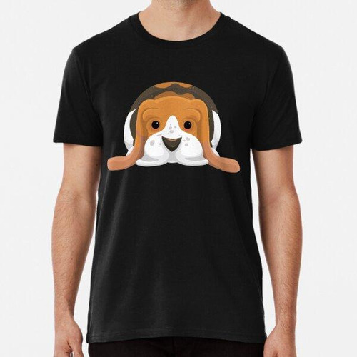 Remera Basset Hound De Dibujos Animados Algodon Premium