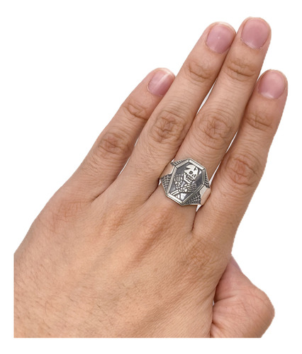 Anillo Calavera Ataud Plata 925 Plata 925 A - Chico Plata 925