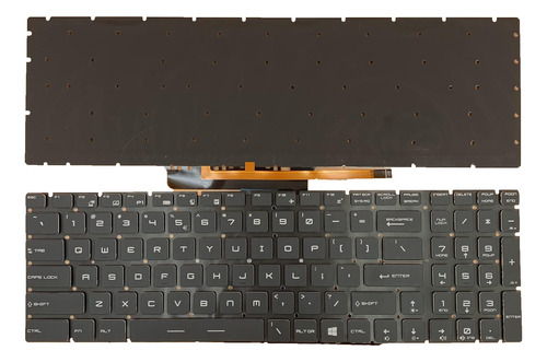 Teclado Retroiluminado Color Para Laptop Msi Gs60 Gs70 Gl62