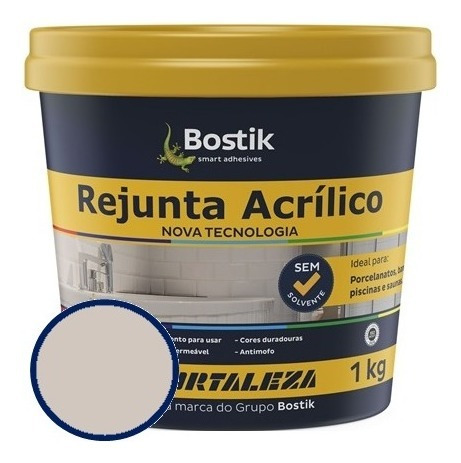 Rejunte Acrílico Camurça Piscina / Porcelanato 1kg Fortaleza