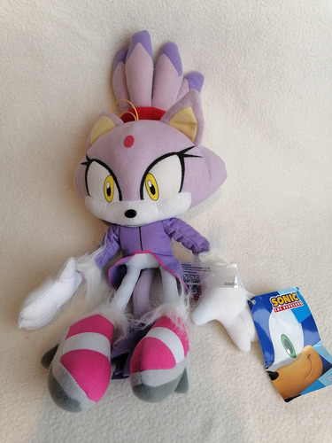 Blaze The Catpeluche Original Sonic Great Easter Sega 35cm. 