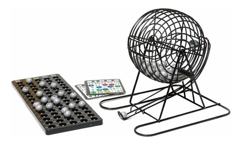 Imagen 2 de 5 de Juego Bingo Familiar Salón Mesa Emtretenimiento Balotas