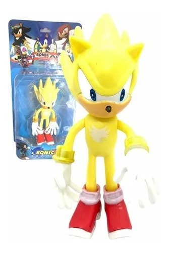 Sonic The Hedgehog Amarillo Generación Dorada Articulados 