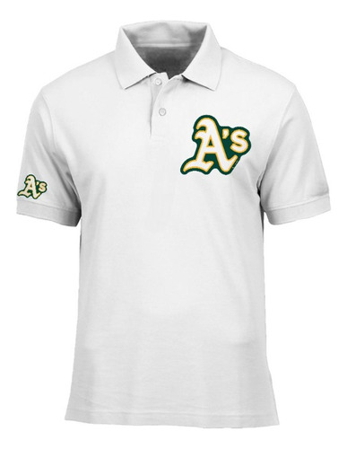 Camisas Tipo Polo Oakland Athletics