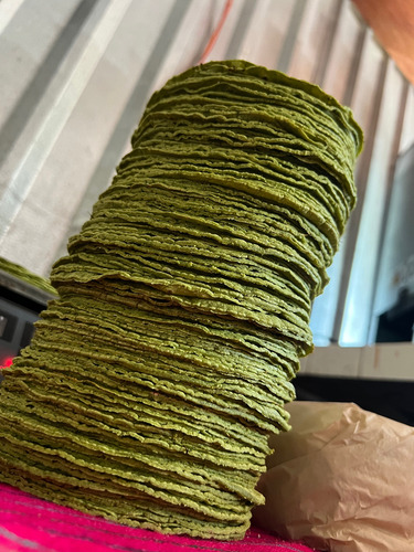 Tortilla De Nopal Y Espinacas 500grms Molino Del Mar