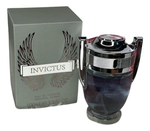 Perfume Para Caballero Invictus Caja Gris 100 Ml Triple A