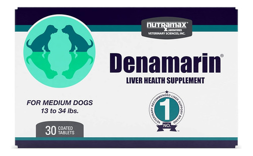 Nutramax Denamarin Salud Hígado Perro Mediano X 30 Tabletas
