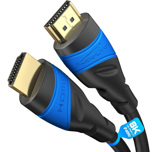 Cable Hdmi Kabeldirekt Con Blindaje A.i.s, 30 Cm , Azul