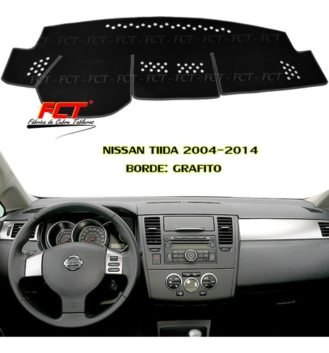 Cubre Tablero Nissan Tiida 2005 2008 2009 2011 2013 2014 Fct