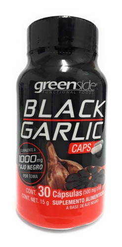 Black Garlic Ajo Negro Greenside 30 Caps 500mg Envio Full 