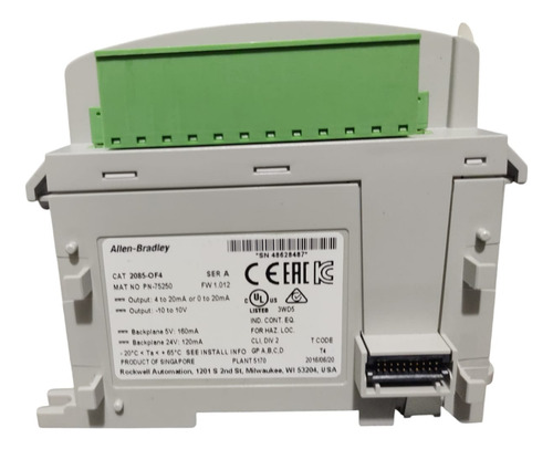 2085-of4 Allen-bradley Micro800 Analog Output Module