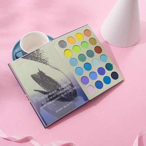 Paleta De 72 Sombras Colores Pigmentación Glitter Ojos Libro
