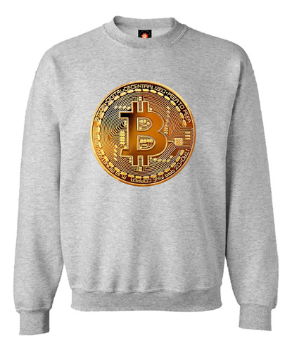 Buzo Estampado Varios Diseños Bitcoin Moneda De Oro