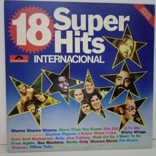 Lp Vinil 18 Super Hits - Stewart, Demis Roussos, Etc